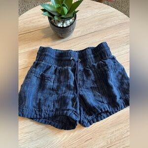 Athleta High Rise Blue Shorts